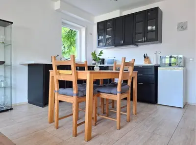 Küche/Küchenzeile in der Unterkunft Sonnenberg Wohnung im Haus Frey 2 BR, Küche, Bad, Parken