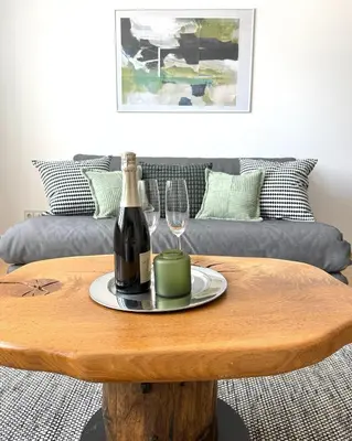 Getränke in der Unterkunft Ihre Pfalz-Auszeit, neu mit Stil, Balkon und Traumgarten