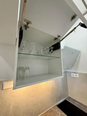 Grundriss der Unterkunft Stadtnah und ruhig modernes Apartment mit Klimaanlage