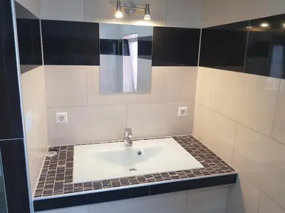 Ein Badezimmer in der Unterkunft Bockstalstr 59a 10b