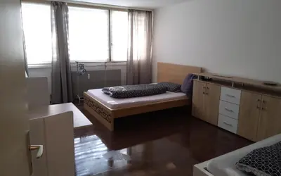 Ein Bett oder Betten in einem Zimmer der Unterkunft Monteurwohnung 14 Hoffmann