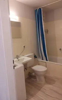 Ein Badezimmer in der Unterkunft Monteurwohnung 14 Hoffmann