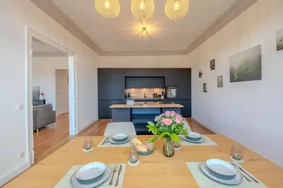 Grundriss der Unterkunft SCHLOSSBERG RESIDENCES - Design City-Apartment im Herzen von Bensheim