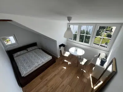 Ein Bett oder Betten in einem Zimmer der Unterkunft Gemütlich wohnen über Besigheim