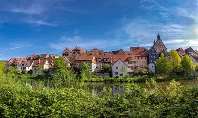 Naturlandschaft in der Nähe des Privatzimmers