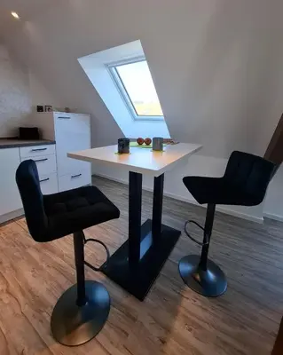 Küche/Küchenzeile in der Unterkunft Moderne DG-Wohnung mit Flair in guter Lage