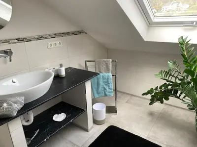 Ein Badezimmer in der Unterkunft Ferienwohnung Durschang