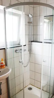 Ein Badezimmer in der Unterkunft Muskat