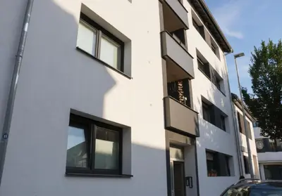 Das Gebäude in dem sich die Ferienwohnung befindet
