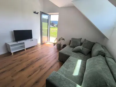 TV/Unterhaltungsangebot in der Unterkunft Ferienwohnung in absoluter Randlage