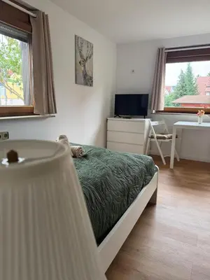 Ein Bett oder Betten in einem Zimmer der Unterkunft Haus Schömberg