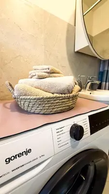Grundriss der Unterkunft Benmey Apartment Küche,TV,Waschmaschine