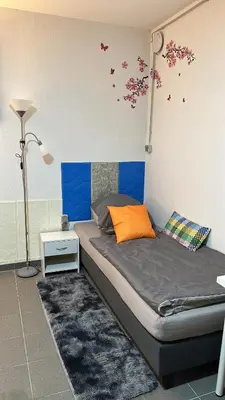 Ein Sitzbereich in der Unterkunft Guest House BiBi-Lux