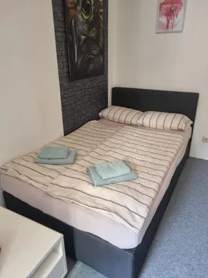 Ein Bett oder Betten in einem Zimmer der Unterkunft City Apartment