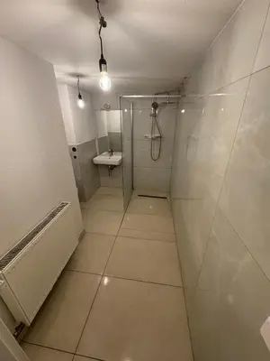 Ein Badezimmer in der Unterkunft Monteurwohnung Viernheim