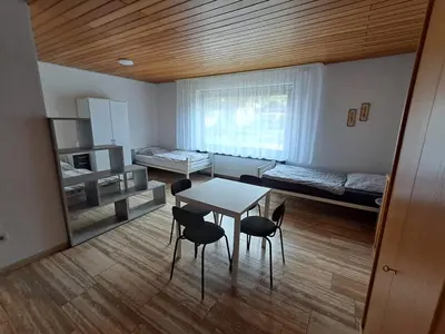 Küche/Küchenzeile in der Unterkunft Haus mit zwei Ferienwohnungen