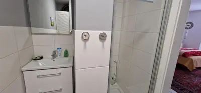Ein Badezimmer in der Unterkunft Studio auszeit in Speyer