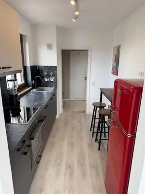 Küche/Küchenzeile in der Unterkunft Sunset Suite mit Weitblick
