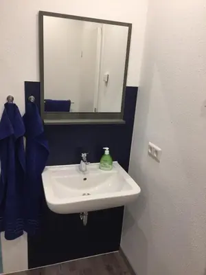Ein Badezimmer in der Unterkunft Alte Zimmerei