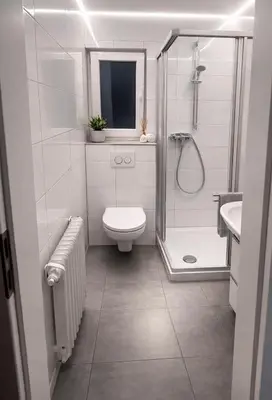 Ein Badezimmer in der Unterkunft Ferienwohnung in zentraler Lage in Bad Rappenau