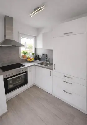 Küche/Küchenzeile in der Unterkunft Ferienwohnung in zentraler Lage in Bad Rappenau