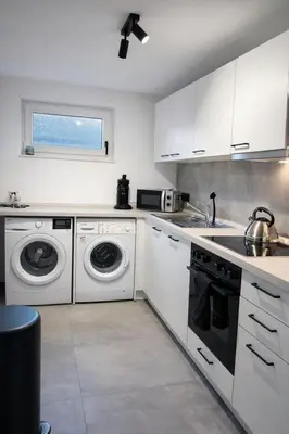Küche/Küchenzeile in der Unterkunft Modernes ruhiges Appartement mitten in Bad Rappenau