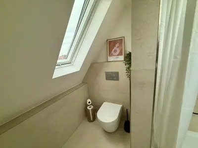 Ein Badezimmer in der Unterkunft Lupi Blue - stylish und cosy Apartment