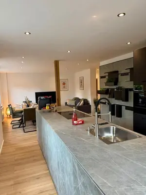 Küche/Küchenzeile in der Unterkunft Lupi Grey - stylish und luxury Apartment