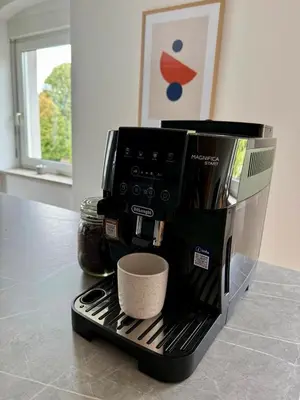 Kaffee-/Teezubehör in der Unterkunft Lupi Grey - stylish und luxury Apartment