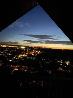 Blick auf Ferienwohnung Panoramablick 1 aus der Vogelperspektive