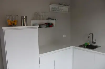Küche/Küchenzeile in der Unterkunft URBAN SUITE - Gleis6