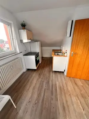 Küche/Küchenzeile in der Unterkunft Monteurapartment und Ferienapartment Mannheim