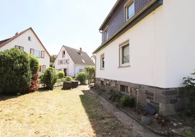 Das Gebäude in dem sich die Ferienwohnung befindet