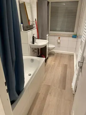 Ein Badezimmer in der Unterkunft Monteur- und Ferienwohnung Mannheim