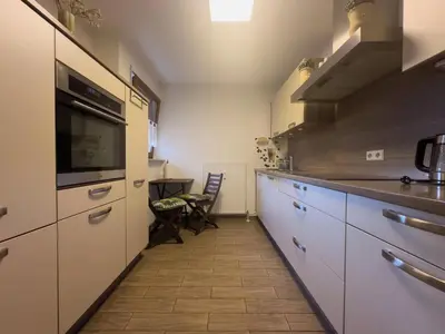 Küche/Küchenzeile in der Unterkunft Ferienwohnung Obersulm