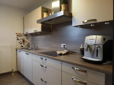 Küche/Küchenzeile in der Unterkunft Ferienwohnung Obersulm