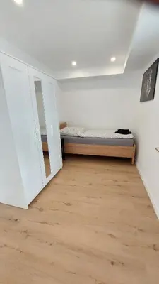 Ein Bett oder Betten in einem Zimmer der Unterkunft Fewo Gerda im schönen Odw