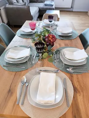 Essen in der Ferienwohnung oder in der Nähe