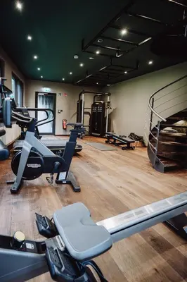 Das Fitnesscenter und/oder die Fitnesseinrichtungen in der Unterkunft Dillhof Apartments