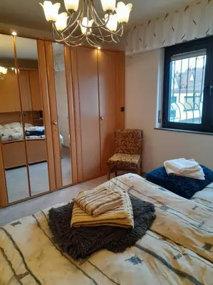 Ein Bett oder Betten in einem Zimmer der Unterkunft Apartment in beautiful Southern Palatinate!