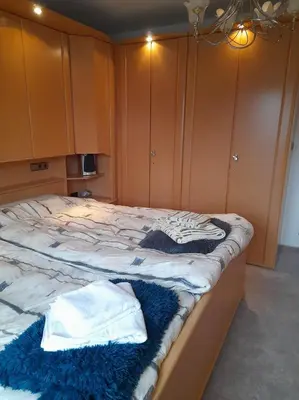 Ein Bett oder Betten in einem Zimmer der Unterkunft Apartment in beautiful Southern Palatinate!