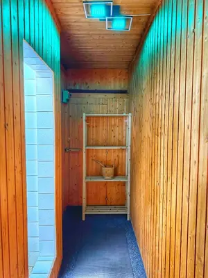 Grundriss der Unterkunft 3 Zimmer Wohnung mit Sauna