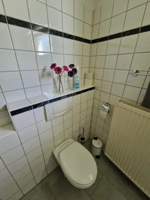Ein Badezimmer in der Unterkunft Gemütliche und gepflegte Ferienwohnung in Bad Wimpfen