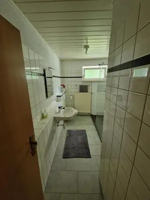 Ein Badezimmer in der Unterkunft Gemütliche und gepflegte Ferienwohnung in Bad Wimpfen