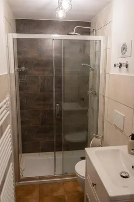 Ein Badezimmer in der Unterkunft Apartment 