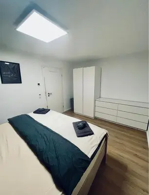 Ein Bett oder Betten in einem Zimmer der Unterkunft Stella