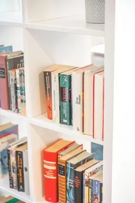 Die Bibliothek in der Ferienwohnung