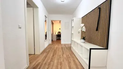 Grundriss der Unterkunft 2-Zimmer-Wohnung-Küche-Bad-Terrasse, Bahnhofsnähe