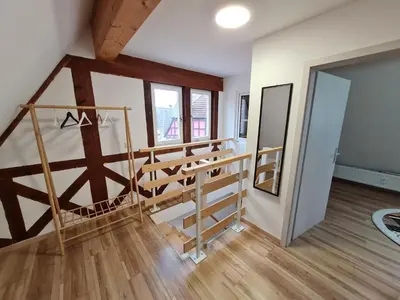 Grundriss der Unterkunft bird's nest Ferienwohnung in der Altstadt, offenes Fachwerk