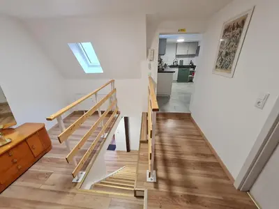 Grundriss der Unterkunft bird's nest Ferienwohnung in der Altstadt, offenes Fachwerk